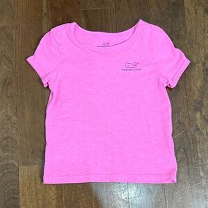 Vineyard Vines Kids Bright Pink Short Sleeve Tee